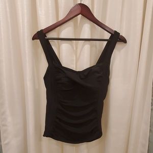 Merona Black Tankini Top